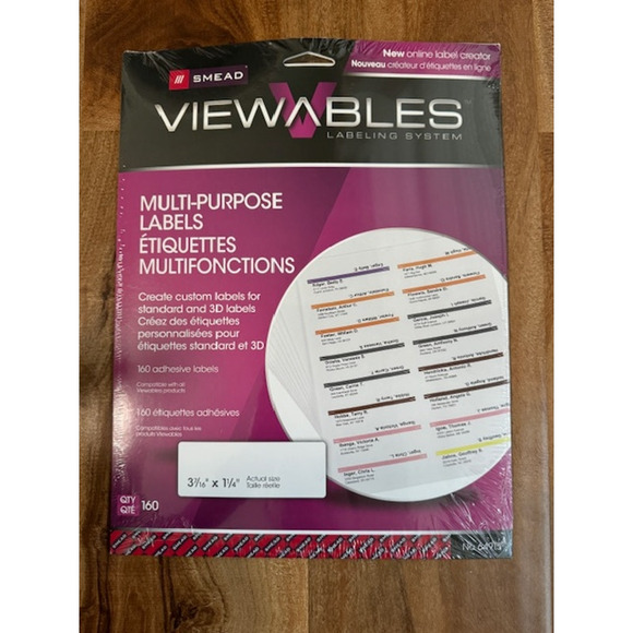 Smead Viewables Color Labeling System Refill Pack #64915- New Sealed - Picture 1 of 2